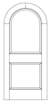 Drawing of 8014R Captiva door