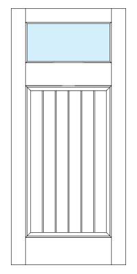 Drawing of 8393B Captiva door