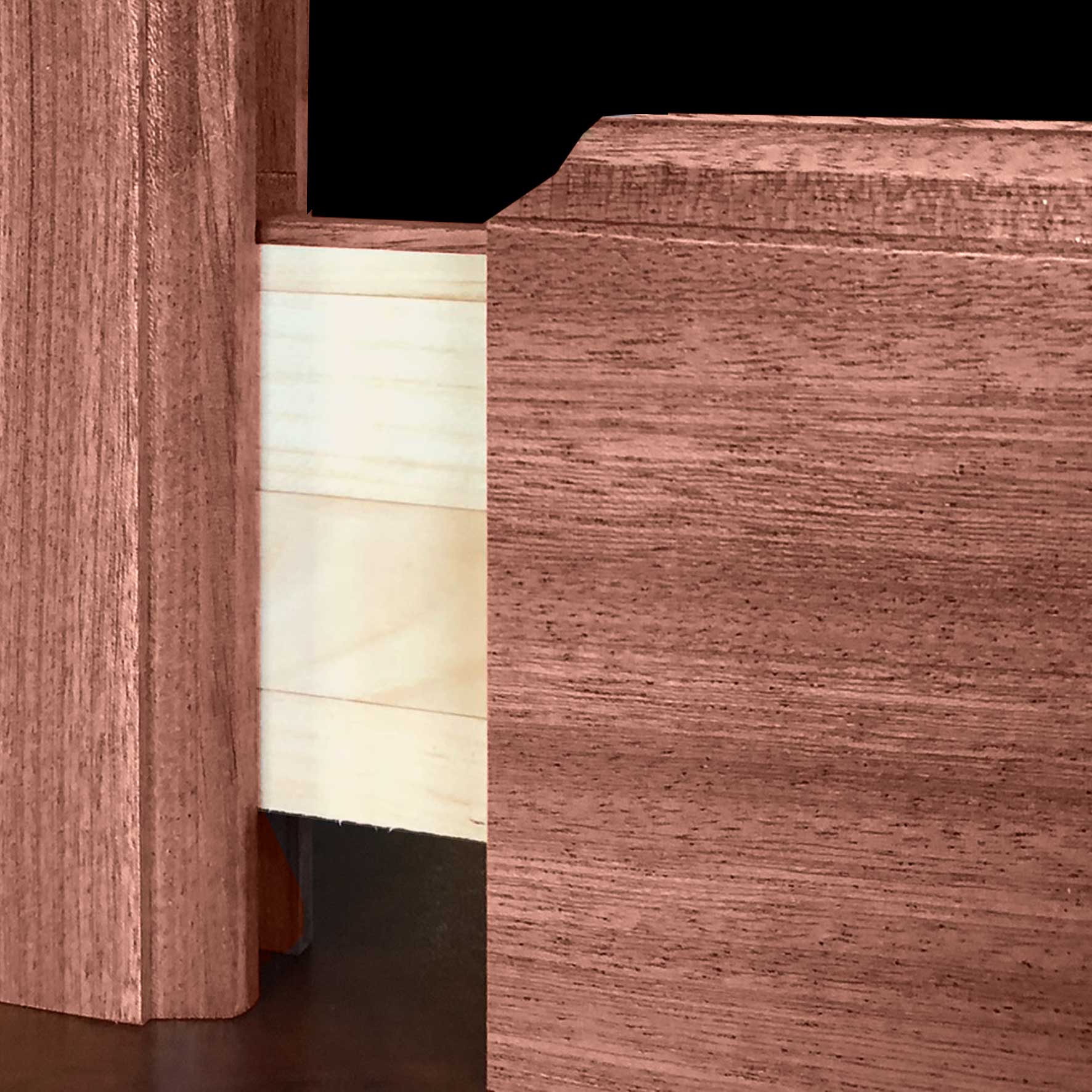 Photo of traditional mortise and tenon